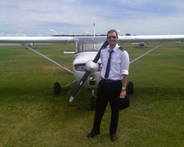 Ian Currie following his first solo