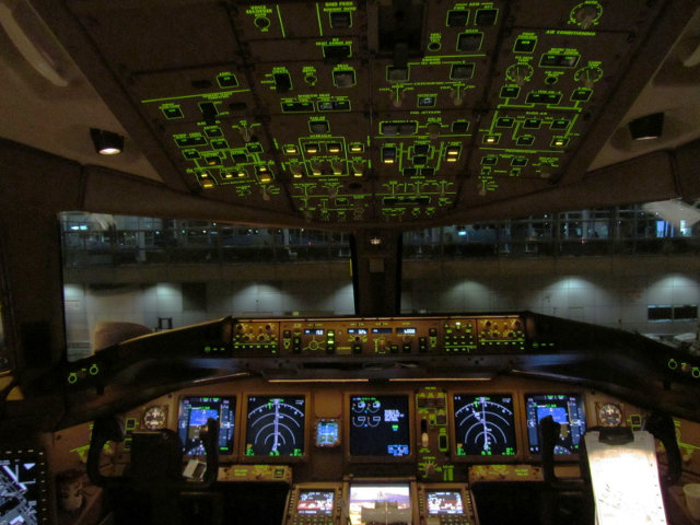 The New Office: The business end of a 777.